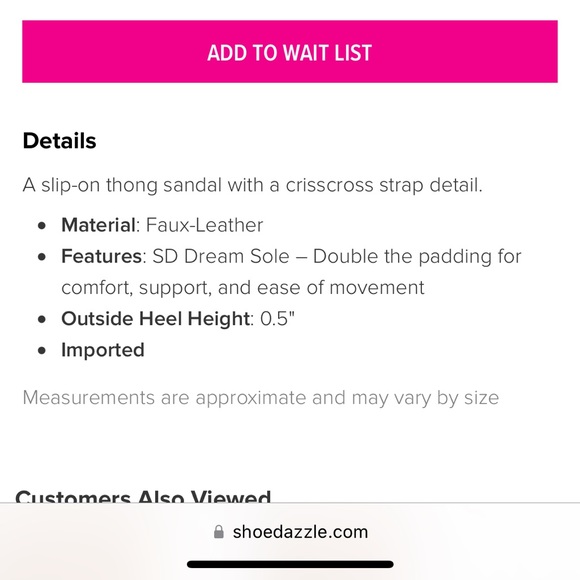 Shoedazzle bedazzle thong sandal - Picture 7 of 7